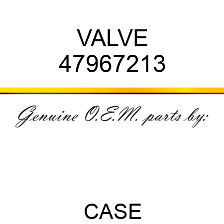 VALVE 47967213