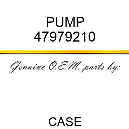 PUMP 47979210