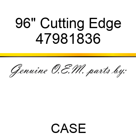 96" Cutting Edge 47981836