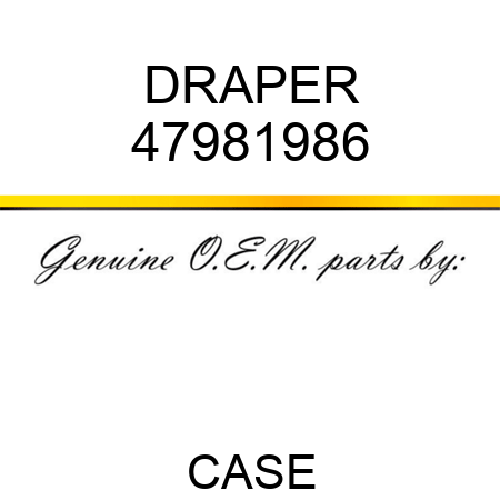 DRAPER 47981986