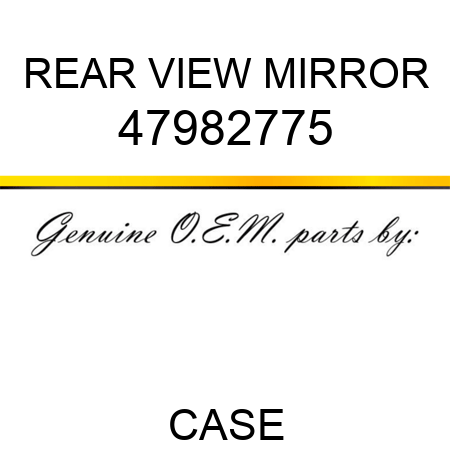 REAR VIEW MIRROR 47982775