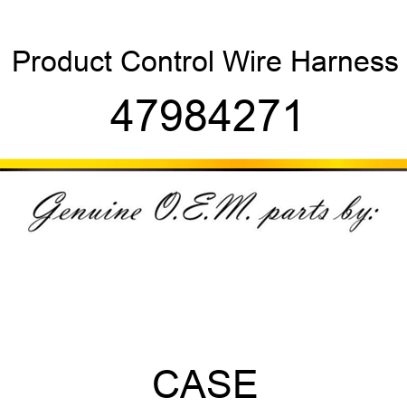 Product Control Wire Harness 47984271