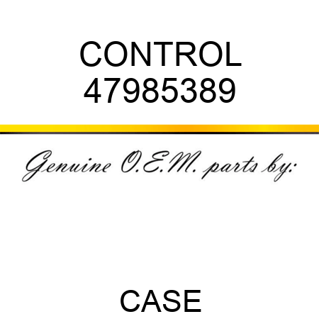 CONTROL 47985389