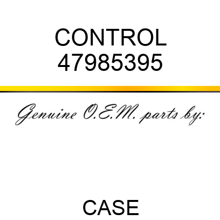 CONTROL 47985395