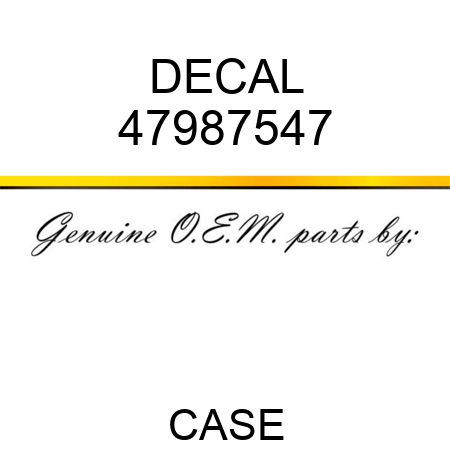 DECAL 47987547