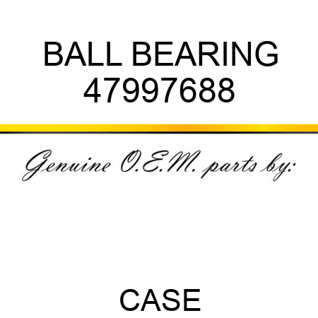 BALL BEARING 47997688
