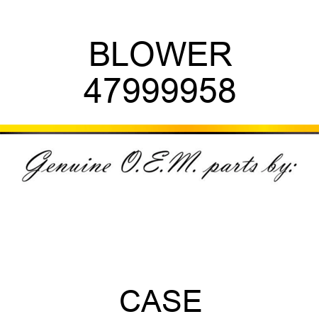 BLOWER 47999958