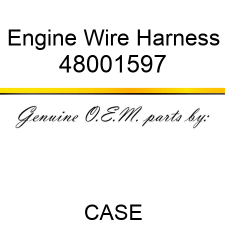 Engine Wire Harness 48001597