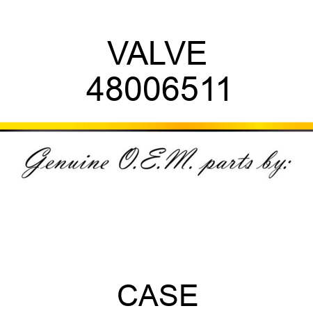 VALVE 48006511