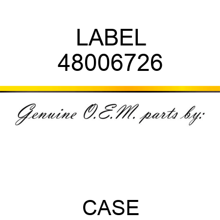 LABEL 48006726