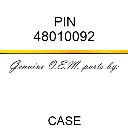 PIN 48010092