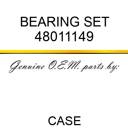 BEARING SET 48011149