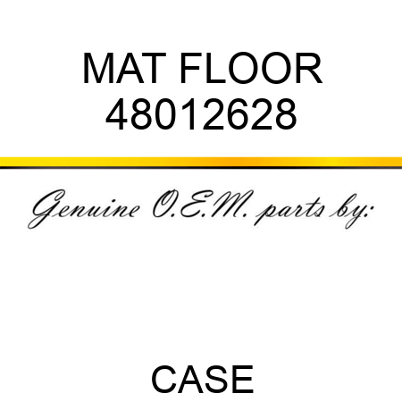 MAT, FLOOR 48012628