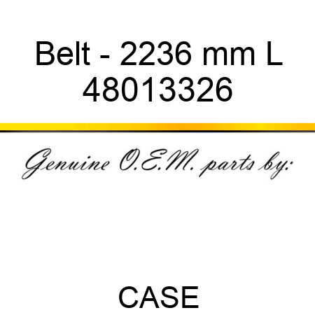Belt - 2236 mm L 48013326