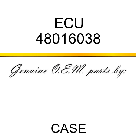 ECU 48016038
