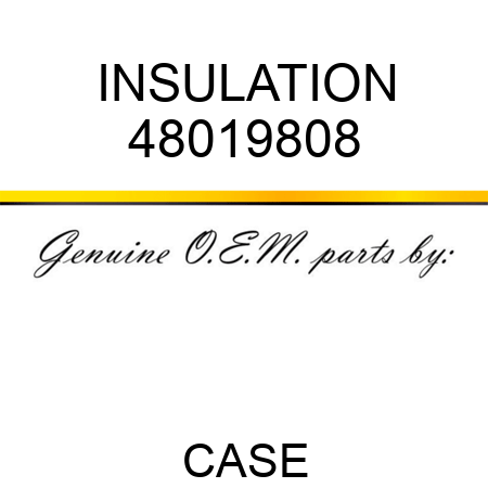 INSULATION 48019808