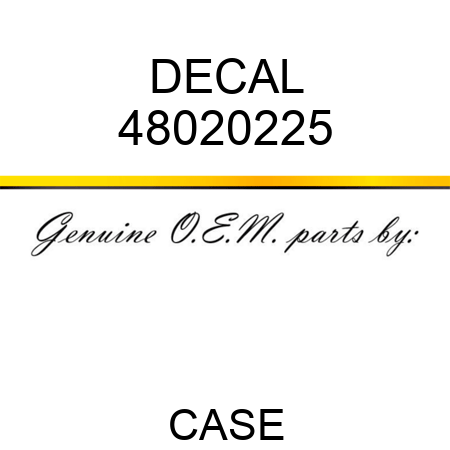 DECAL 48020225