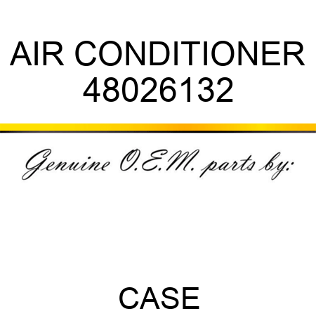 AIR CONDITIONER 48026132