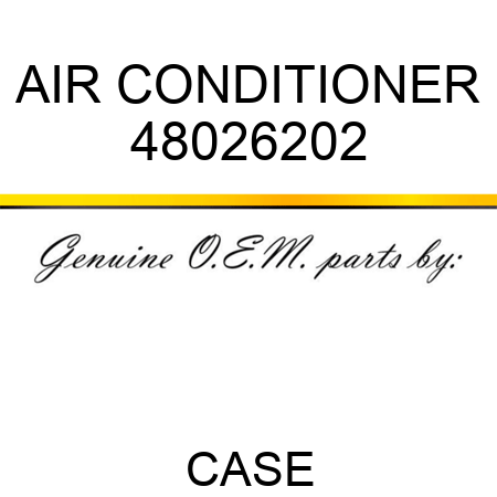AIR CONDITIONER 48026202