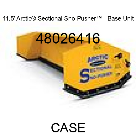 11.5' Arctic® Sectional Sno-Pusher™ - Base Unit 48026416