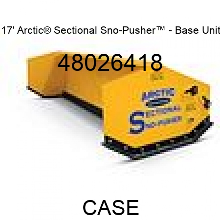 17' Arctic® Sectional Sno-Pusher™ - Base Unit 48026418