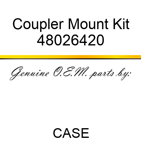 Coupler Mount Kit 48026420