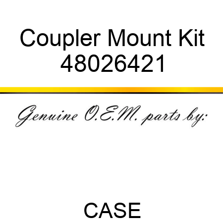Coupler Mount Kit 48026421