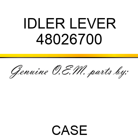 IDLER LEVER 48026700