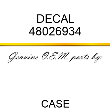 DECAL 48026934