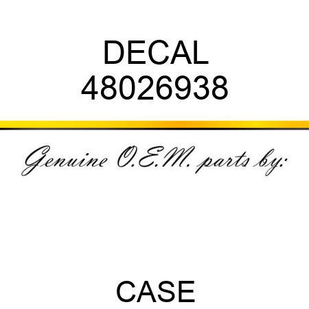 DECAL 48026938