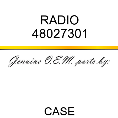 RADIO 48027301