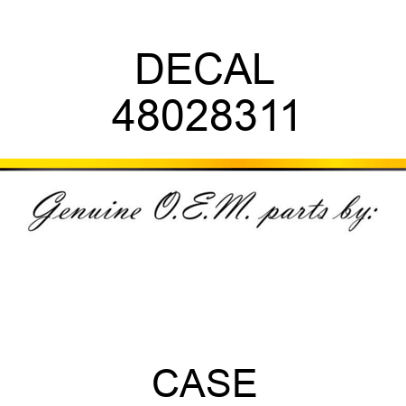 DECAL 48028311