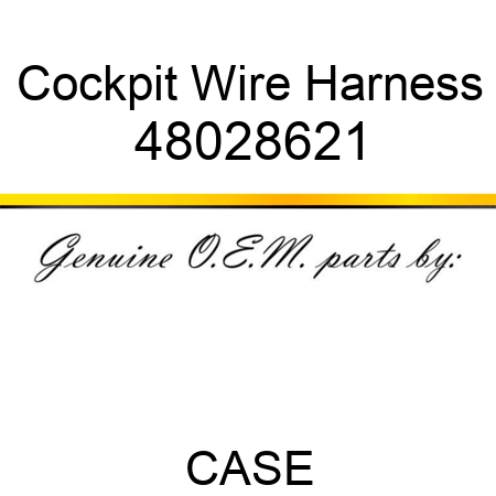 Cockpit Wire Harness 48028621