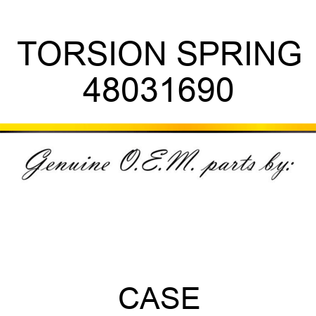 TORSION SPRING 48031690