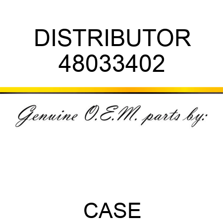 DISTRIBUTOR 48033402