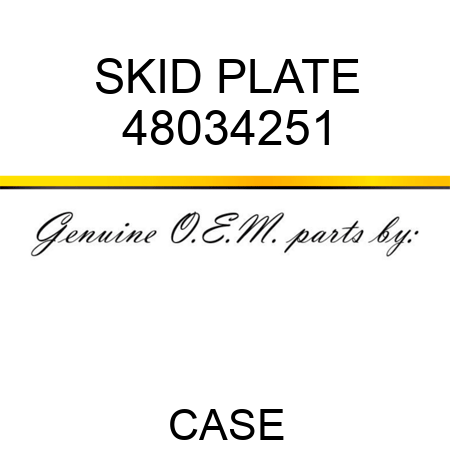 SKID PLATE 48034251