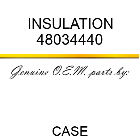 INSULATION 48034440