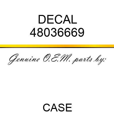 DECAL 48036669