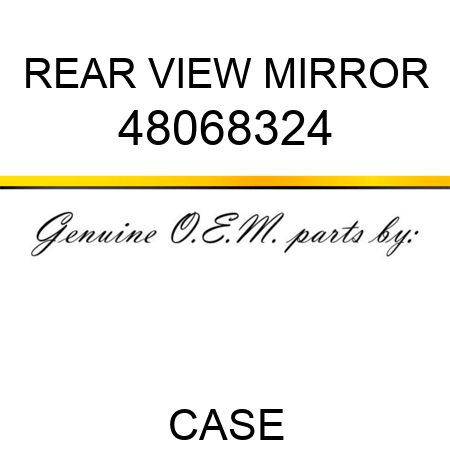 REAR VIEW MIRROR 48068324