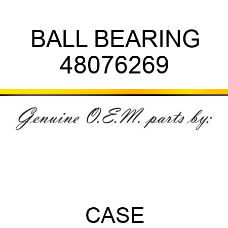 BALL BEARING 48076269