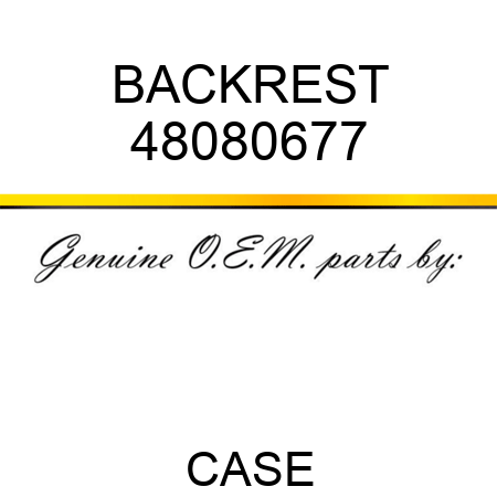 BACKREST 48080677