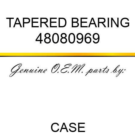 TAPERED BEARING 48080969
