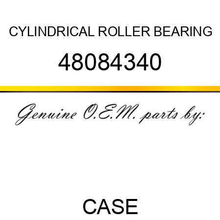 CYLINDRICAL ROLLER BEARING 48084340