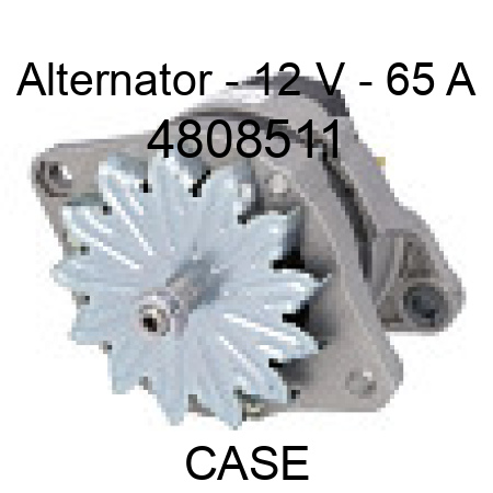 Alternator - 12 V - 65 A 4808511