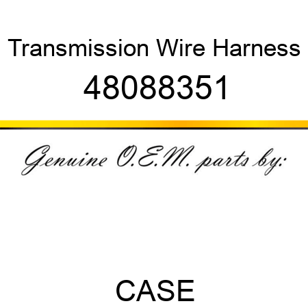 Transmission Wire Harness 48088351