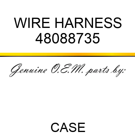 WIRE HARNESS 48088735