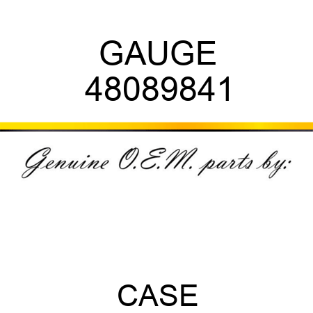 GAUGE 48089841