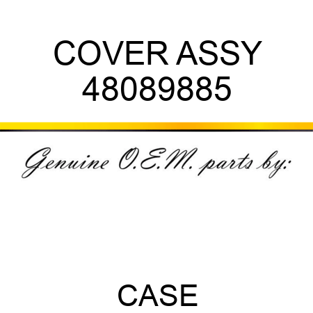 COVER ASSY 48089885