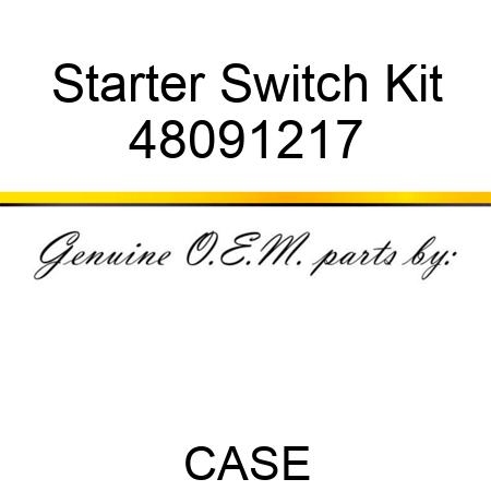 Starter Switch Kit 48091217