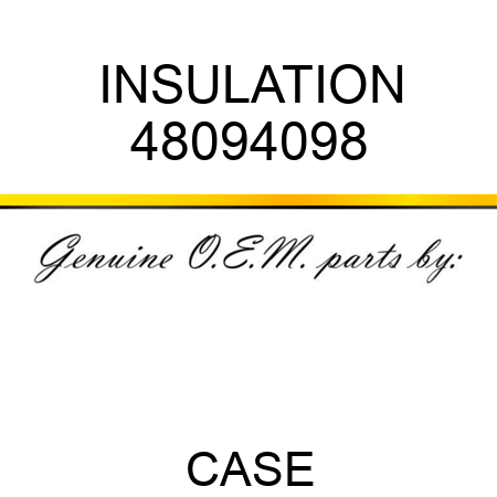 INSULATION 48094098